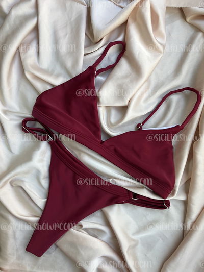 BIKINI COZUMEL BORDO