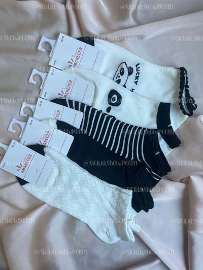 3 PARES DE MEDIAS PANDA