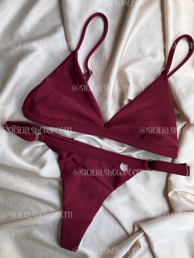 BIKINI COZUMEL BORDO
