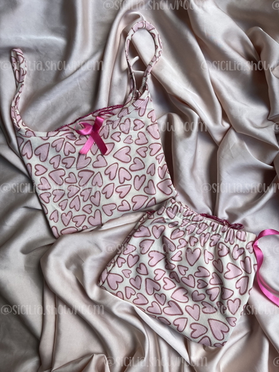 PIJAMA PAOLA CORAZONES