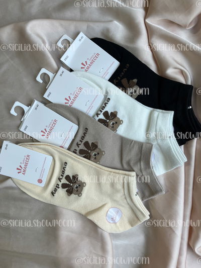 3 PARES DE MEDIAS DE OSOS TIERRA