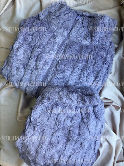 PIJAMA POLAR LILA