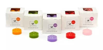 Vela de noche cubo x12