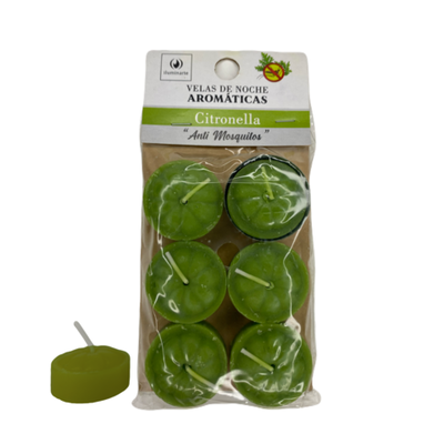 VELAS DE NOCHE X6 AROMATICA COLGABLE