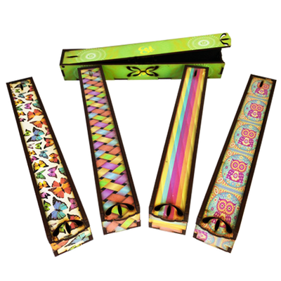 PORTA SAHUMERIO CAJA SKY DECORADO