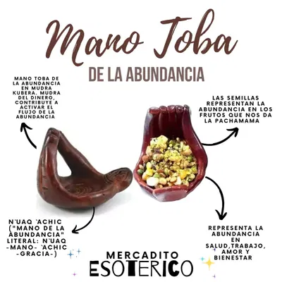 Mano Toba Porta Sahumerio Mediana