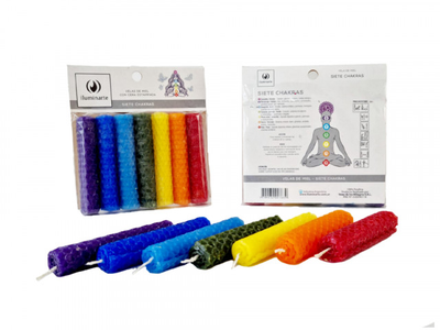 VELAS DE MIEL 7 CHAKRAS
