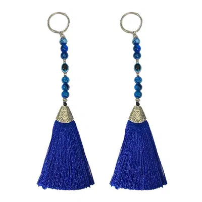 LLAVERO OJO TURCO CON FLECOS