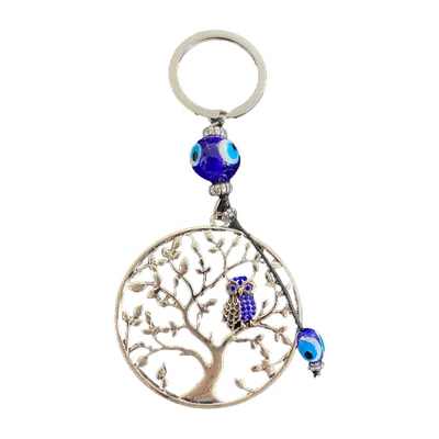 LLAVERO ÁRBOL HAMSA GRANDE BUHO