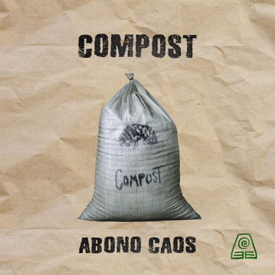 Compost Artesanal Orgánico 30L Abono Caos