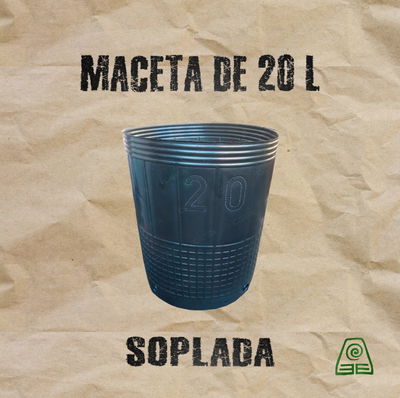 Maceta 20L Soplada 