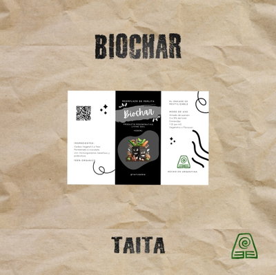 Biochar (carbon activado) 5L Taita