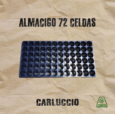 Almacigo 72 celdas Plantinera Esquejes Bandeja