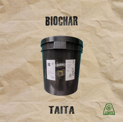 Biochar (carbon activado) 12L Taita