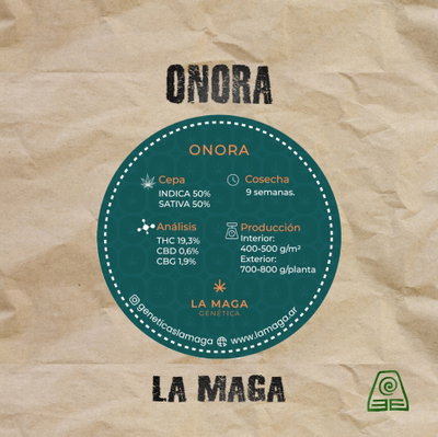 Semillas Fotoperiódica Fem Onora x 5 La Maga