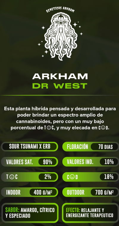 Esqueje Dr West Arkham Clon Factory