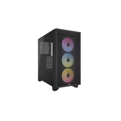  GABINETE CORSAIR 3000D RGB AIRFLOW MID-TOWER TG RGB FAN X3 BLACK
