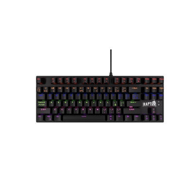 TECLADO RAPTOR FIRECLAW M87 MECÁNICO RETROILUMINADO SWITCH RED OUTEMU