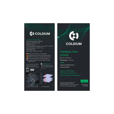 PAD TÉRMICO COLDIUM SKADE 50X50X1.5MM