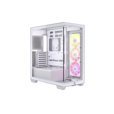 GABINETE CORSAIR 3500X MID-TOWER TG FAN ARGB X3 WHITE