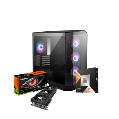 PC GAMER AMD RYZEN 7 9800X3D DDR5 32GB SSD M.2 2TB + RX 9070 16GB + WIFI 