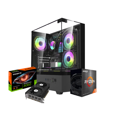 PC GAMER AMD RYZEN 5 5500 16GB SSD M.2 1TB + RTX 4060 8GB