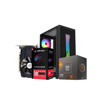 PC GAMER AMD GAMER RYZEN 5 8600G DDR5 16GB SSD M.2 512GB + RX 550 8GB &nbsp;+ WIFI I PROMO