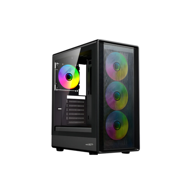 GABINETE SENTEY M40 BLACK 4 FAN ARGB VIDRIO TEMPLADO LATERAL FRONT MESH &nbsp;l PROMO