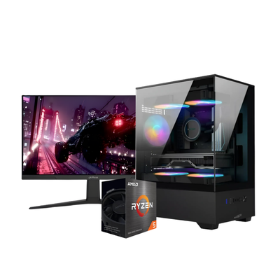 PC GAMER AMD RYZEN 5 5600GT 16GB DDR4 SSD 1TB + WIFI + MONITOR 22 100Hz I PROMO