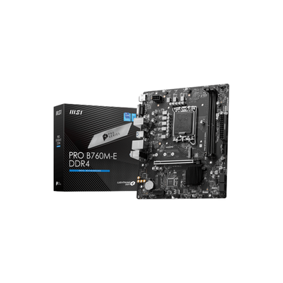 MOTHERBOARD MSI PRO B760M-E DDR4 LGA1700 &nbsp;