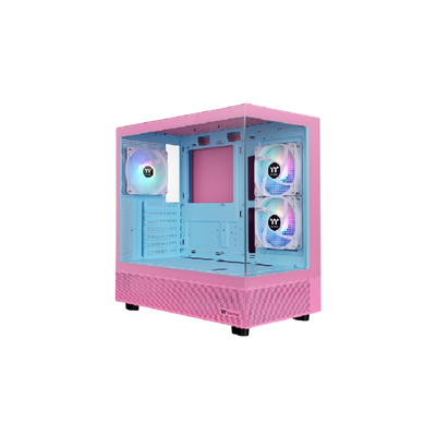 GABINETE THERMALTAKE VIEW 270 PLUS MID-TOWER TG 3 FAN ARGB BUBBLE PINK/ROSA &nbsp;