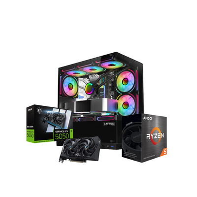 PC AMD GAMER RYZEN 5 5500X3D 16GB DDR4 SSD 480GB WIFI + RTX 5050 8GB