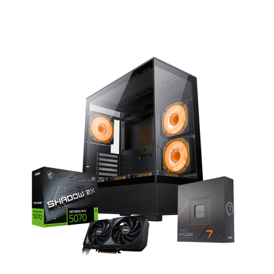PC GAMER RYZEN 7 7700X 32GB SSD M.2 2TB + RTX 5070 12GB