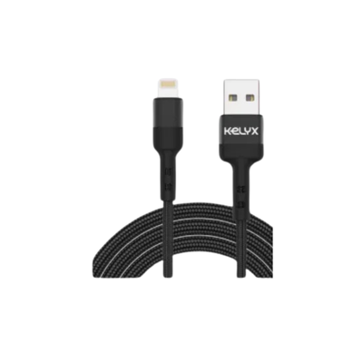 CABLE KELYX USB 3.0 A LIGHTNING 27W 1MT