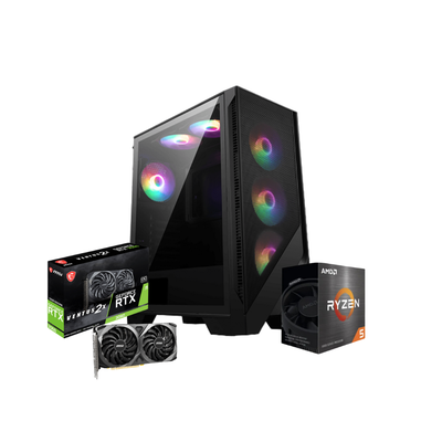 PC GAMER  AMD RYZEN 5 5500 32GB SSD M.2 1TB+ RTX 3050 6GB + WIFI