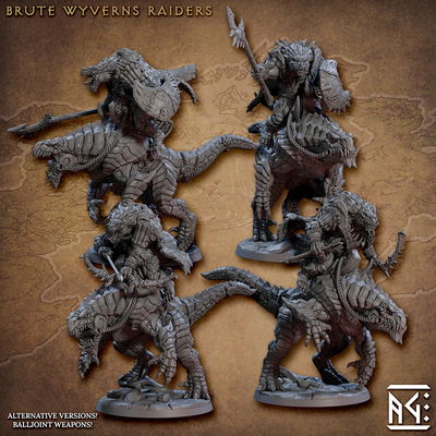 Jinetes De Wyverns Brutos