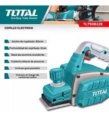 Cepillo electrico 750W INDUSTRIAL TOTAL TL7508226-4