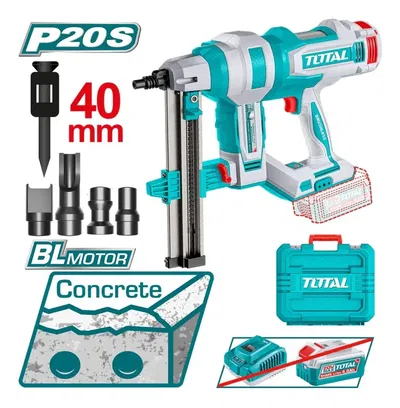 Clavadora para Concreto 20V BL 40mm  INDUSTRIAL TOTAL TCNLI9005