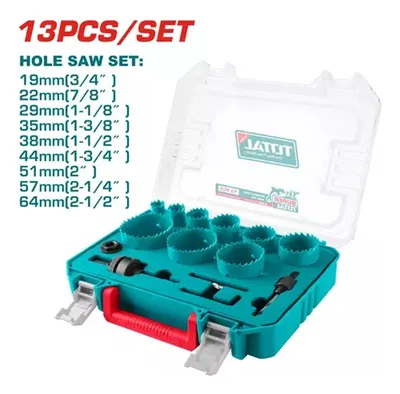 Set&nbsp;13&nbsp;Mechas&nbsp;Copa&nbsp;Bi-metal&nbsp;TOTAL&nbsp;TACSH0132