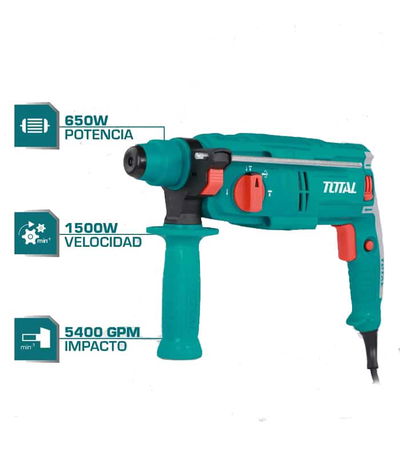 Rotomartillo SDS PLUS 650W TOTAL TH306236-4