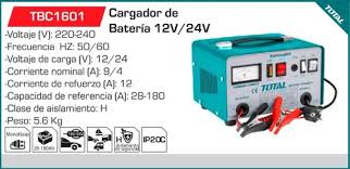 Cargador&nbsp;de&nbsp;Baterias&nbsp;12/24V&nbsp;TOTAL&nbsp;TBC1601-4