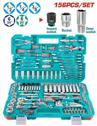 Caja&nbsp;de&nbsp;Herramientas&nbsp;de&nbsp;156&nbsp;Pcs&nbsp;INDUSTRIAL&nbsp;TOTAL THKTHP21566