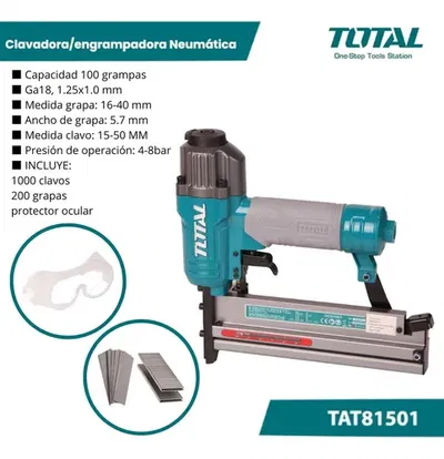 Clavadora Engrampadora&nbsp;Neumatica&nbsp;TOTAL&nbsp;TAT81501