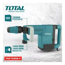 Martillo Demoledor 1500W 25J INDUSTRIAL TOTAL TH215002-4