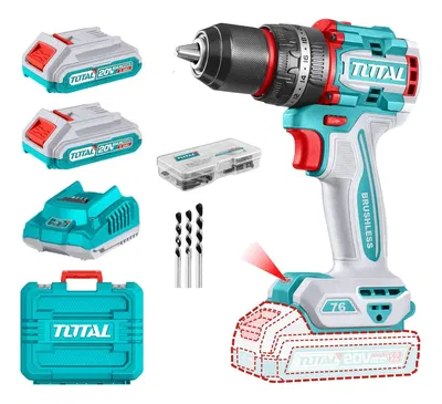 Taladro Percutor 20V BL 2000rpm 76Nm INDUSTRIAL TOTAL 