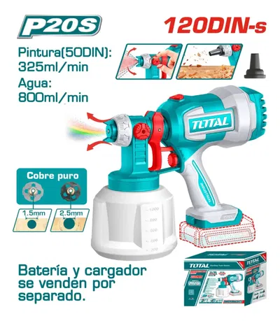 Equipo para pintar 20V TOTAL TSGLI2004