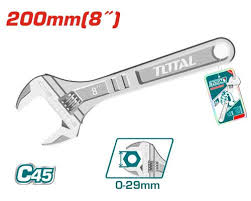 Llave&nbsp;Ajustable&nbsp;200mm&nbsp;TOTAL&nbsp;THT101083