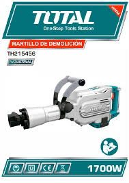 Martillo Demoledor 1700W 45J INDUSTRIAL TOTAL TH215456-4