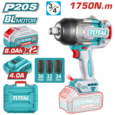Llave&nbsp;de&nbsp;Impacto&nbsp;20V BL 1750Nm&nbsp;INDUSTRIAL&nbsp;TOTAL&nbsp;