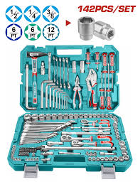 Caja&nbsp;de&nbsp;Herramientas&nbsp;de&nbsp;142&nbsp;Pcs&nbsp;INDUSTRIAL&nbsp;TOTAL THKTHP21426